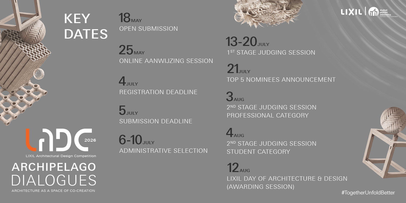 LADC 2026 Archipelago Dialogues — key dates timeline